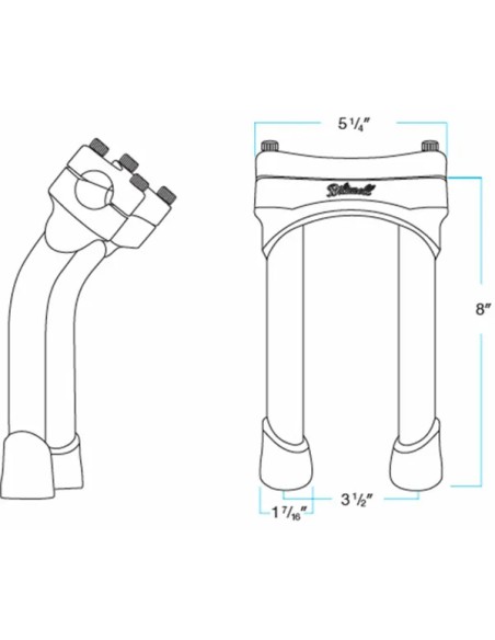 BILTWELL Risers - Detailansicht