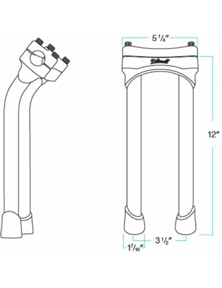 BILTWELL Risers - Detailansicht
