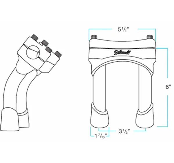 BILTWELL Risers - Detailansicht