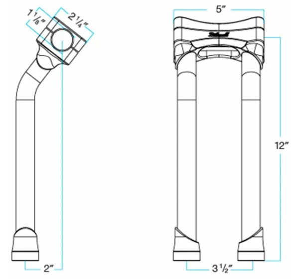 BILTWELL Risers - Detailansicht