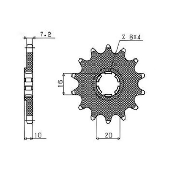 SUNSTAR SPROCKETS Ritzel & Kettenräder - Detailansicht