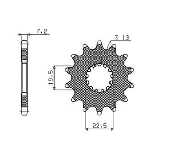 SUNSTAR SPROCKETS Ritzel & Kettenräder - Detailansicht