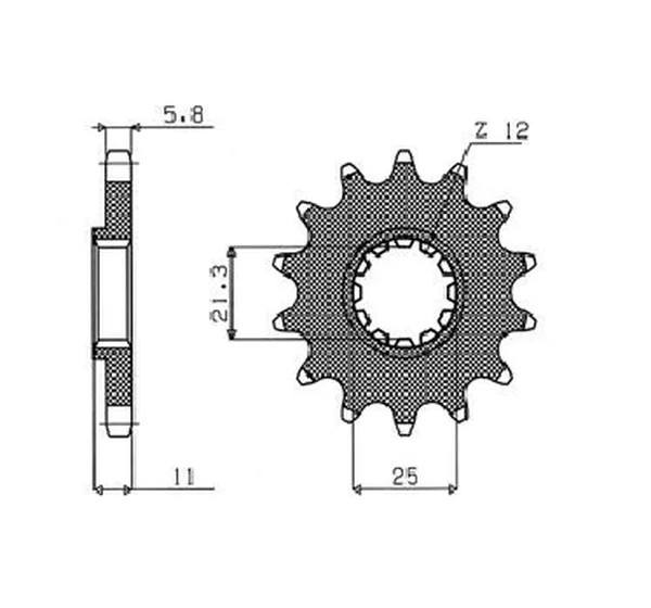 SUNSTAR SPROCKETS Ritzel & Kettenräder - Detailansicht