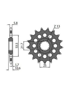 Powerdrive-Ritzel