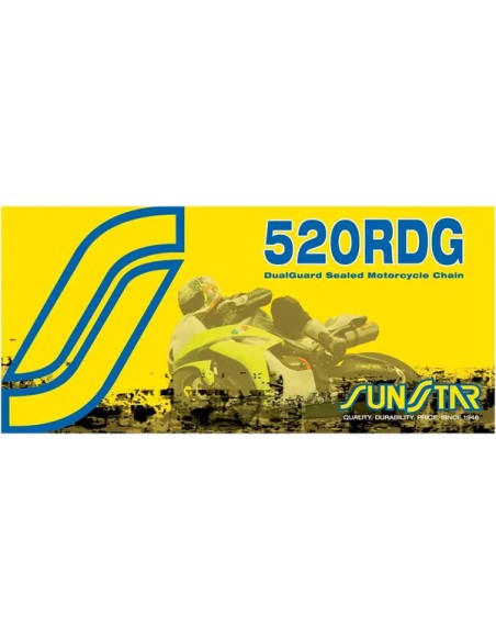 SUNSTAR SPROCKETS Ketten für SUZUKI TF 185 1981-2003