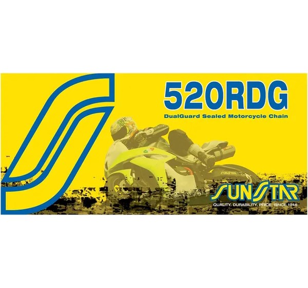 SUNSTAR SPROCKETS Ketten für SUZUKI TF 185 1981-2003