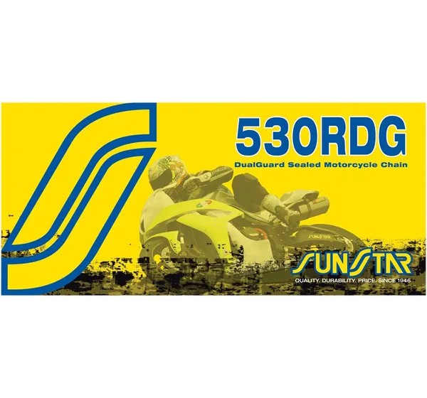 SUNSTAR SPROCKETS Ketten - CHAIN SS530RDG 106R