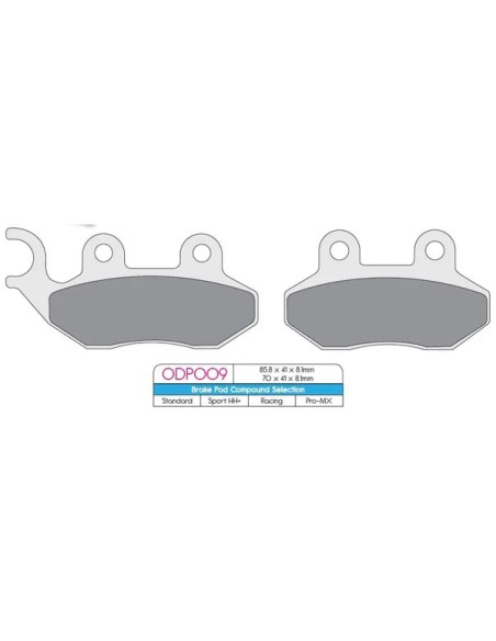 DP BRAKES Bremsbeläge & Bremsbacken für SYM FIDDLE II 50 2007-2022