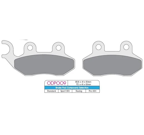 DP BRAKES Bremsbeläge & Bremsbacken für SYM FIDDLE II 50 2007-2022