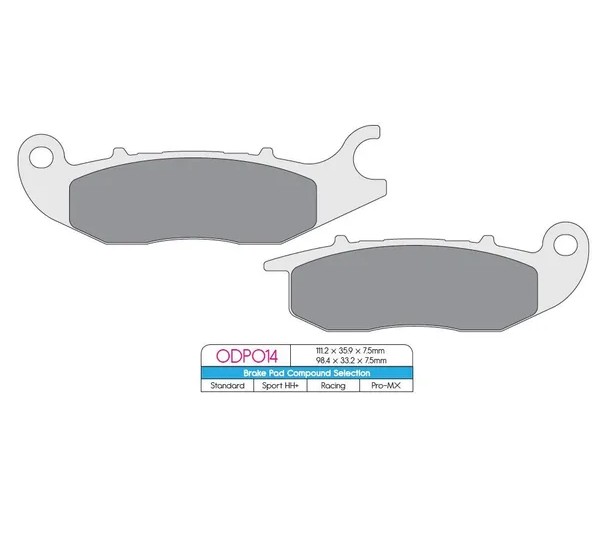 DP BRAKES Bremsbeläge & Bremsbacken für HONDA ANF 125 2007-2012