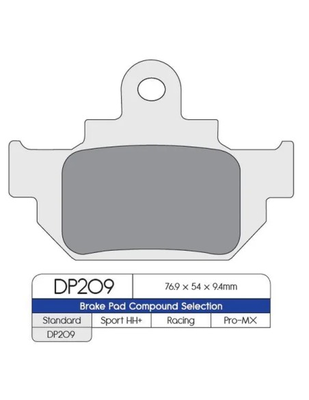 DP BRAKES Bremsbeläge & Bremsbacken für SUZUKI DR 600 R 1985-1989