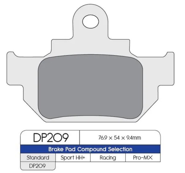 DP BRAKES Bremsbeläge & Bremsbacken für SUZUKI DR 600 R 1985-1989