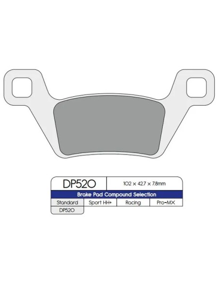DP BRAKES Bremsbeläge & Bremsbacken für KYMCO MXU 700 I 4X4 2013-2024