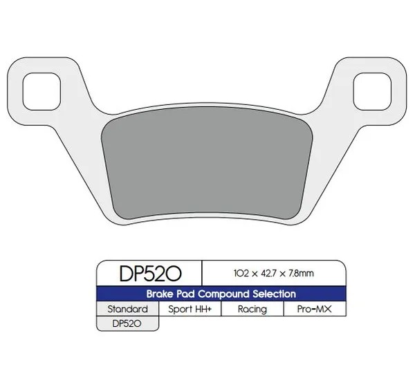 DP BRAKES Bremsbeläge & Bremsbacken für KYMCO MXU 700 I 4X4 2013-2024