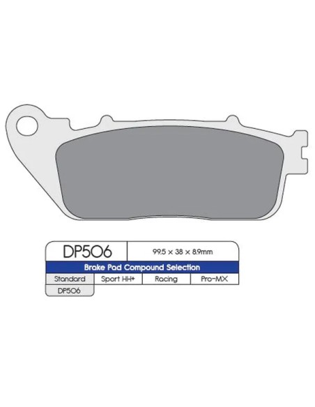DP BRAKES Bremsbeläge & Bremsbacken für HONDA CB 1000 R ABS 2008-2024