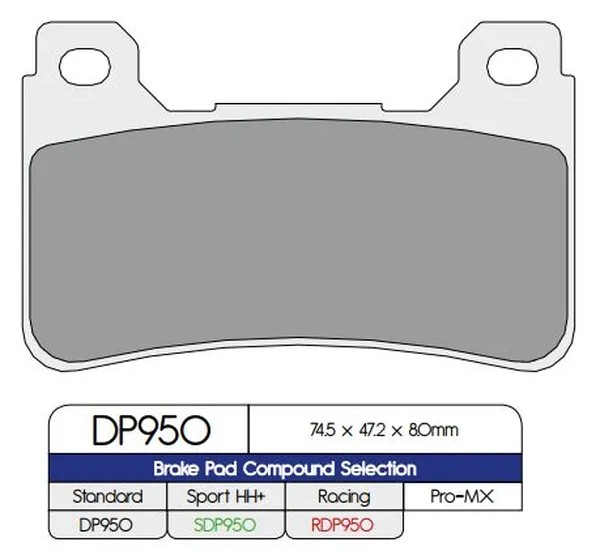 DP BRAKES Bremsbeläge & Bremsbacken für HONDA CBR 1000 RR 2004-2016