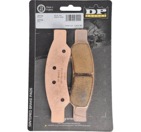 DP BRAKES Bremsbeläge & Bremsbacken für CAN AM (BRP) MAVERICK R 999 EFI 4X4 2024-2025