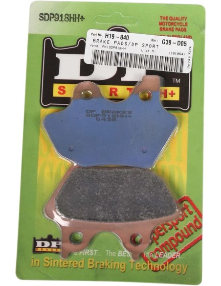 DP BRAKES Bremsbeläge & Bremsbacken - Detailansicht