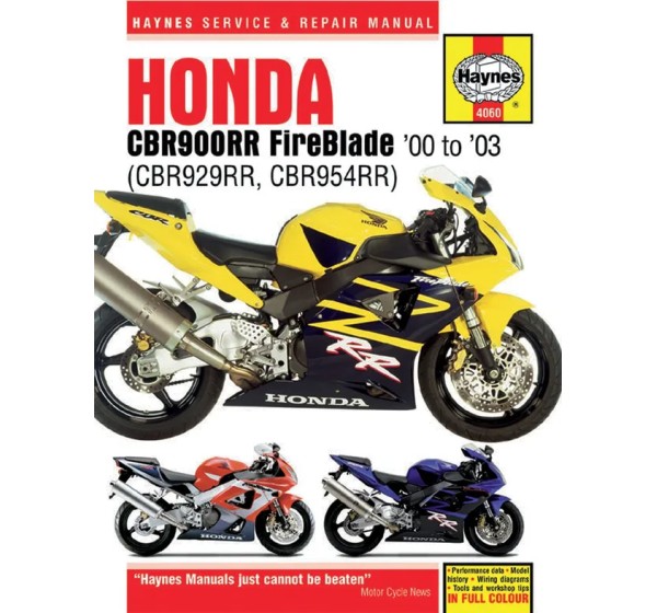HAYNES Handbücher für HONDA CBR 929 RR 2000-2001