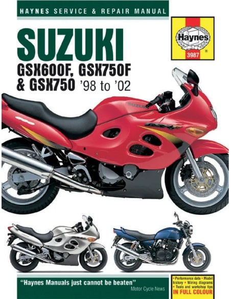 HAYNES Handbücher für SUZUKI GSX 600 F 1998-2002