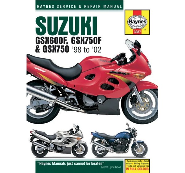 HAYNES Handbücher für SUZUKI GSX 600 F 1998-2002