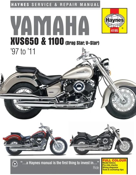HAYNES Handbücher für YAMAHA XVS 650 A 1998-2011