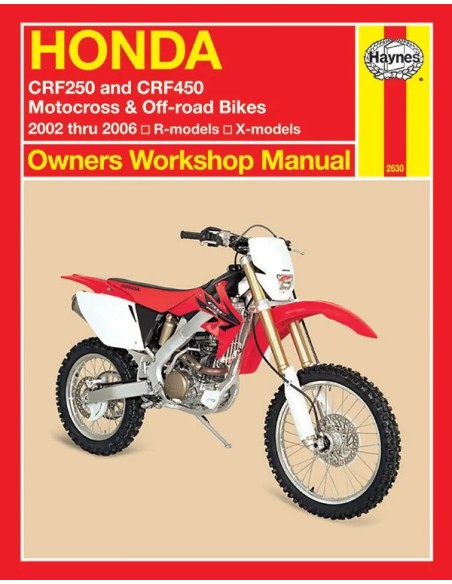 HAYNES Handbücher für HONDA CRF 450 R 2002-2006