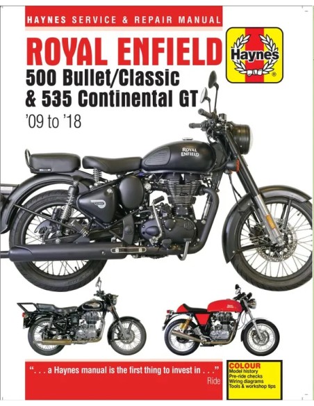 HAYNES Handbücher für ROYAL ENFIELD CLASSIC 500 C5 2010-2014