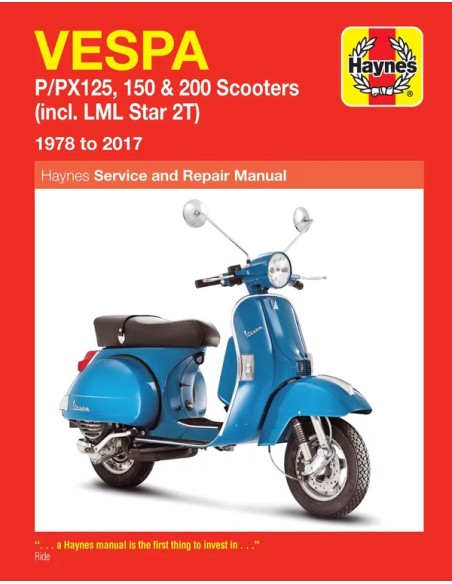 HAYNES Handbücher für VESPA PX 125 T5 1985-1995