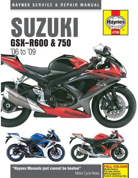 HAYNES Handbücher für SUZUKI GSX-R 600 2006-2016