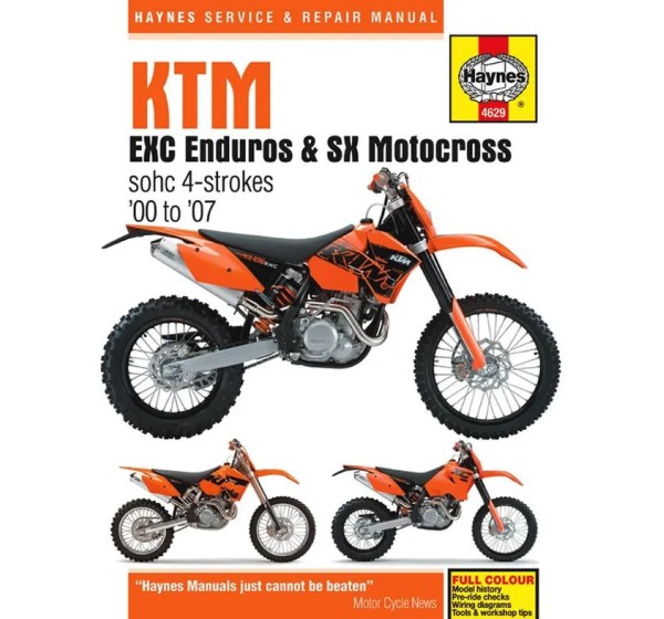 HAYNES Handbücher für KTM EXC 400 RACING 2000-2007