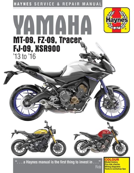 HAYNES Handbücher für YAMAHA MT-09 ABS 2014-2019