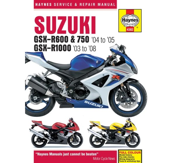 HAYNES Handbücher für SUZUKI GSX-R 1000 2003-2008