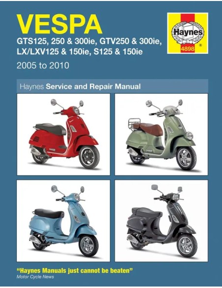 HAYNES Handbücher für VESPA GTS 300 I.E. 2009-2017