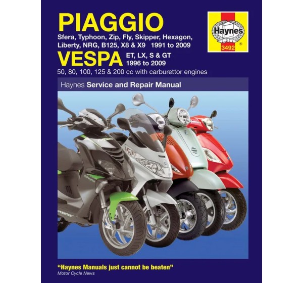 HAYNES Handbücher für PIAGGIO LIBERTY 50 4T 2001-2008