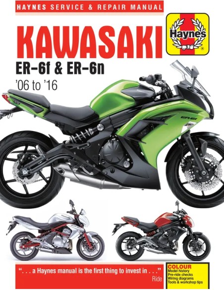 HAYNES Handbücher für KAWASAKI ER-6F 650 2006-2016