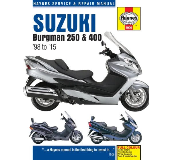 HAYNES Handbücher für SUZUKI AN 400 1999-2009
