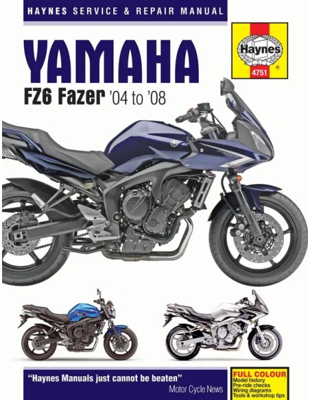 HAYNES Handbücher für YAMAHA FZ6 600 N 2004-2006