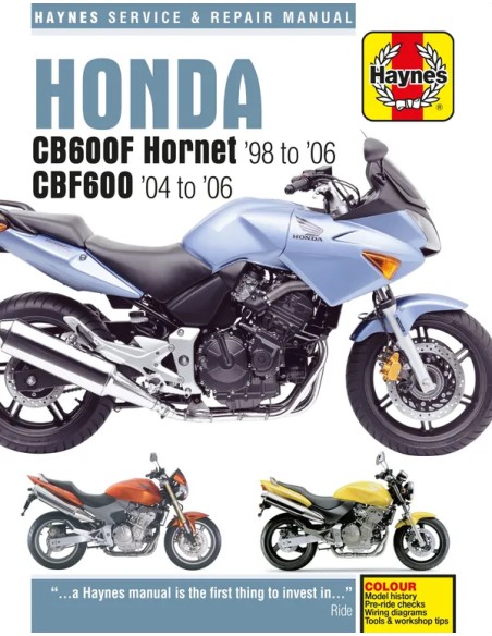 HAYNES Handbücher für HONDA CB 600 F 1998-2006