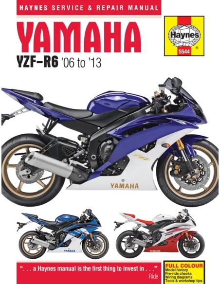 HAYNES Handbücher für YAMAHA YZF-R6 600 2006-2013