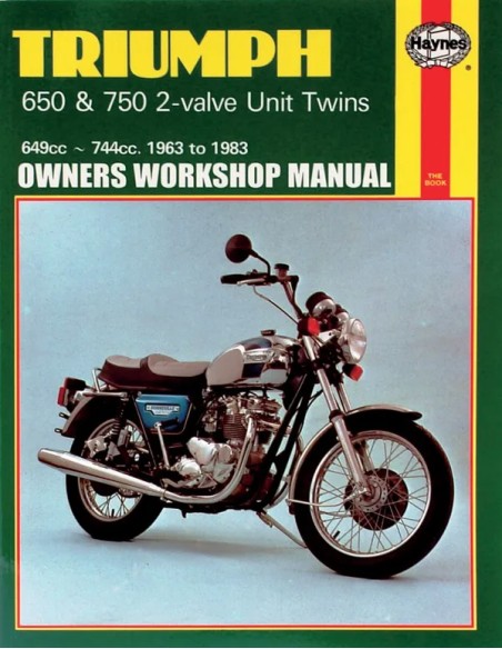 HAYNES Handbücher für TRIUMPH BONNEVILLE 650 T120 1963-1973