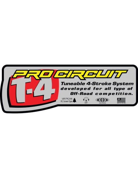 PRO CIRCUIT Montagematerial & Zubehör - SILENCER STICKER T-4