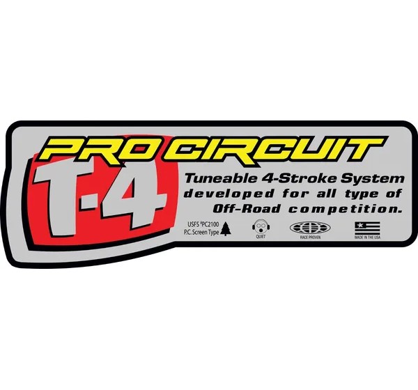 PRO CIRCUIT Montagematerial & Zubehör - SILENCER STICKER T-4