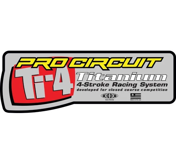 PRO CIRCUIT Montagematerial & Zubehör - SILENCER STICKER TI-4