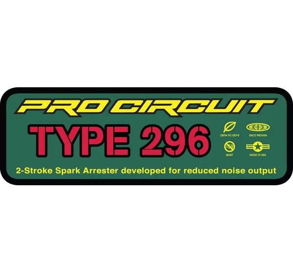 PRO CIRCUIT Montagematerial & Zubehör - SILENCER STICKER TYP 296