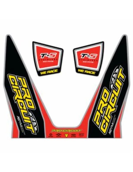 PRO CIRCUIT Montagematerial & Zubehör - EXHAUST STICKER KIT T-5