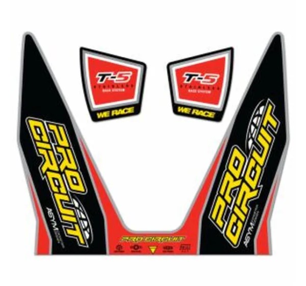 PRO CIRCUIT Montagematerial & Zubehör - EXHAUST STICKER KIT T-5