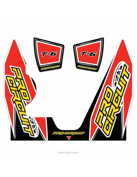 PRO CIRCUIT Montagematerial & Zubehör - EXHAUST STICKER KIT T-6