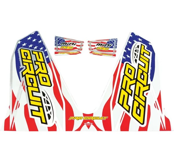 PRO CIRCUIT Dekorsätze & Aufkleber - DECAL T6 MINI/DUAL