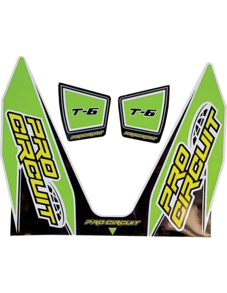 PRO CIRCUIT Dekorsätze & Aufkleber - DECAL T6 GREEN